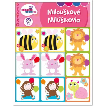 Pexeso Ditipo Zábavné učení Pexeso - Milouškové