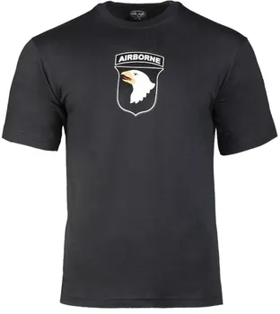 Pánské tričko Mil-Tec Airborne SS černé XXL