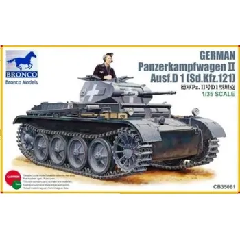 Plastikový model Bronco 1/35 German Panzerkampfwagen II Ausf.D 1 (Sd.Kfz.121)
