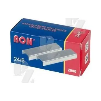 Spona do sešívačky Drátky do sešívačky 24/6 2000ks, RON