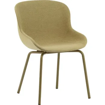 Jídelní židle Normann Copenhagen Celočalouněná jídelní židle Hyg Chair Steel, main line flax