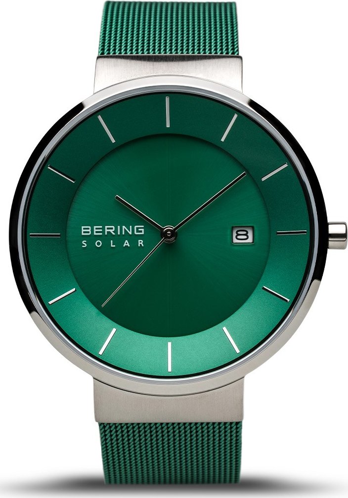 BERING herenhorloge Solar Movement - Charity Collection met roestvrij staal en saffierglas 14639 - Charity polshorloges