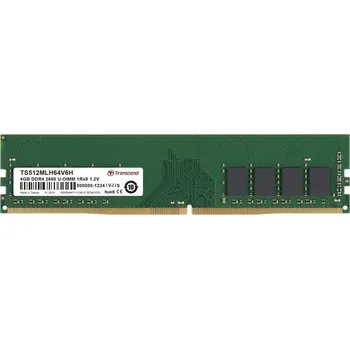 Transcend 4 GB DDR4 2666 MHz (TS512MLH64V6H) Operační paměť Transcend 4 GB DDR4 2666 MHz (TS512MLH64V6H)