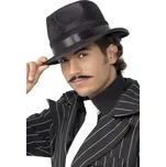 Smiffys Černý mafiánský klobouk 20. léta