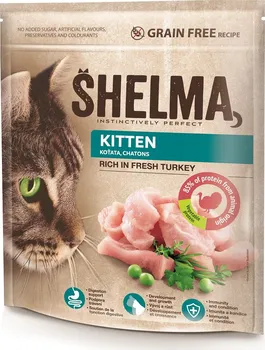 Krmivo pro kočku Shelma Instinctively Perfect Kitten Freshmeat Turkey 750 g