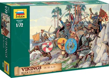 Plastikový model Zvezda Wargames (AoB) Vikings 1:72