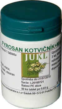 Přírodní produkt Jukl Fyrosan Kotvičník + Maca 80 tbl.