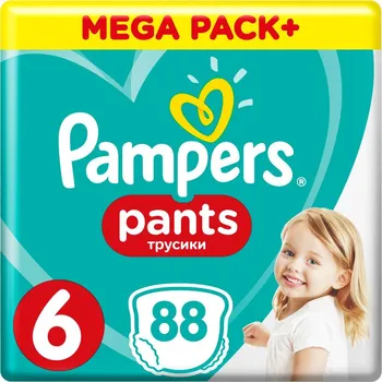 Plenkové kalhoty Pampers Pants vel. 6  88 ks