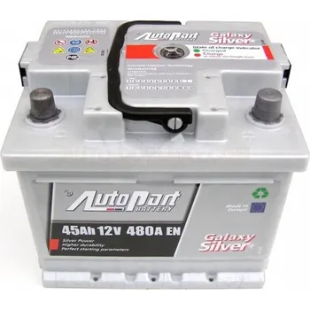 Auto-moto baterie Autobaterie Galaxy Silver 45Ah 480A EN