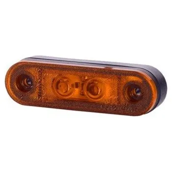 Příslušenství osvětlení automobilu světlo obrys.LED oranž.12/24V- /2-LEDKY/-+kabel 0,5m