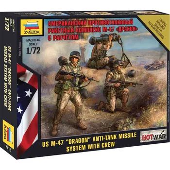 Plastikový model Zvezda Wargames (HW) American "Dragon" 1:72