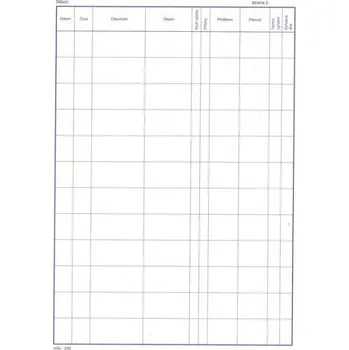 Tiskopis Kniha došlé pošty, 20 listů