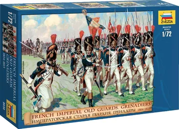 Plastikový model Zvezda Wargames (AoB) French Imperial Old Guards. Grenadiers 1804-1815 1:72