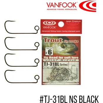 Rybářský háček Háček Vanfook TJ-31BL Vel.8 (25ks)