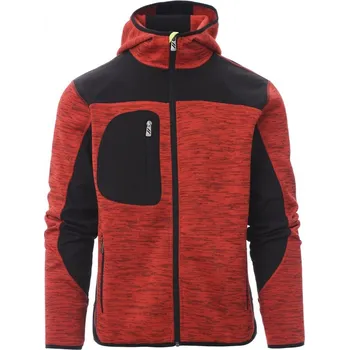 Pánská softshellová bunda Bunda Payper TRIP Barva: Červená/ Černá/ Žlutá Fluo, Velikost: 5XL