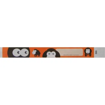 dětský ID náramek TYVEK - opičky