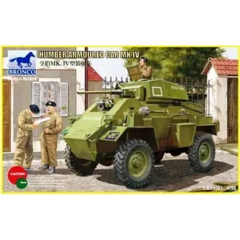 Plastikový model Bronco 1/35 Humber Armoured Car Mk.IV