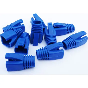 Rozvaděč DATACOM krytka pro RJ45 (CAT6A,CAT7) modrý (10ks) 4393