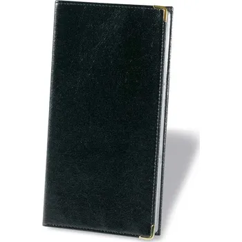 Vizitkář velký černý imitace kůže