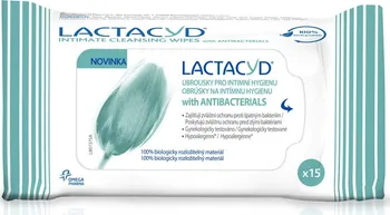 Hygienický ubrousek Lactacyd Antibakteriální ubrousky pro intimní hygienu 15 ks