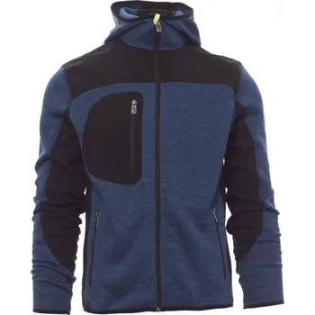 Pánská softshellová bunda Bunda Payper TRIP Barva: Melánžová Modrá/ Černá - F, Velikost: 4XL