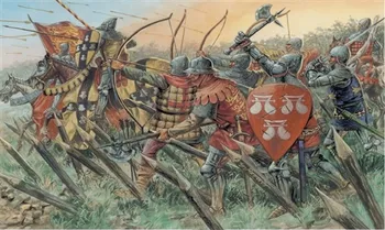 Plastikový model Italeri English Knights And Archers (100 Years War) 1:72