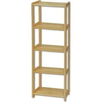 Knihovna ImportWorld Regál Shaun masiv - šířka 50 cm (Barva dřeva: Šedá)