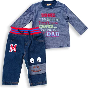 Kojenecká souprava CHEEKY CHIMP Kojenecká souprava chlapecká džíny a tričko vel. 92 Velikost: 92