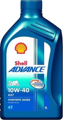 Shell Advance AX7 4T 10W-40 1l