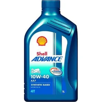 Motorový olej Shell Advance AX7 4T 10W-40 1l