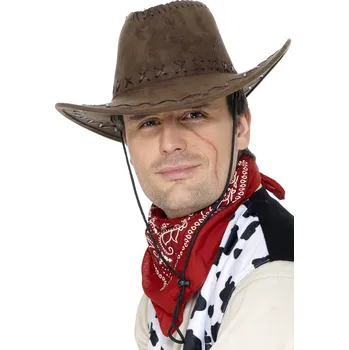 Smiffys Klobouk pro kovboje hnědý