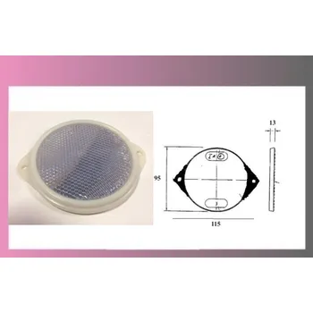 odrazka bílá pr.95mm