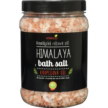 Koupelová sůl Vivaco Himalájská růžová sůl do koupele 1500 g 1500 g