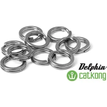 Delphin pevnostní kroužky Catkong - 10 ks průměr: 14 mm/130 kg