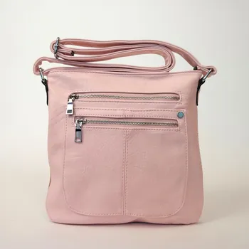 Kabelka Dámská malá/střední crossbody kabelka ROMINA & CO D139/20 růžová | KabelkyproVas.cz