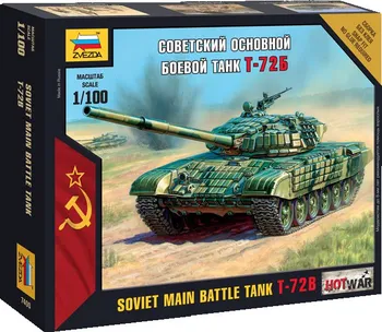 Plastikový model Zvezda Snap Kit - T-72 1:100