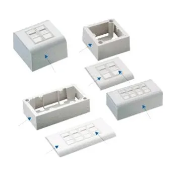 Rozvaděč DATACOM UTP 2xRJ45 zásuvka Cat5e (pod i nad omítku) 2361