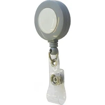 Obal na kartičku Naviják - šedý - epoxy bílý střed (3D etiketa)