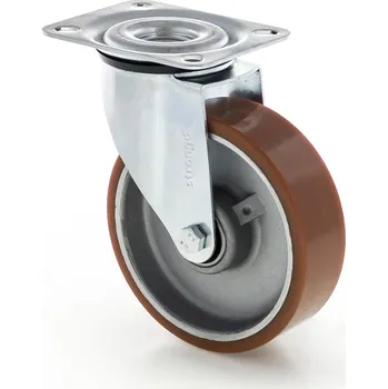 Pojezdové kolečko Strongo Kolečko s polyuretanovým běhounem 80 mm, otočné,150 kg