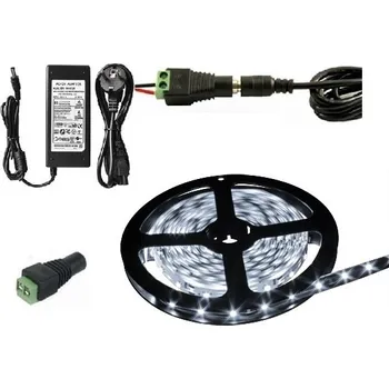 LED páska Light LED pásek 5050 60LED/m IP65 14.4W/m čistá bílá, 4 metry, komplet (LED pásek 4 metry SMD 5050 46W komplet)