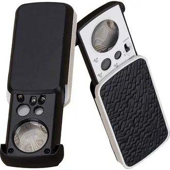 Lupa Lupa zvětšení 30x 60x 90x LED UV