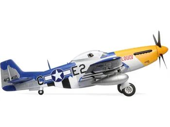 RC model letadla E-Flite P-51D Mustang 1,5 m BNF Basic