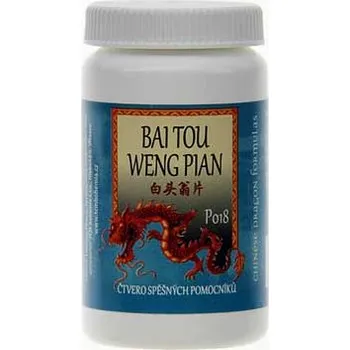 Přírodní produkt TCM BOHEMIA 018P - 145 ČTVERO SPĚŠNÝCH POMOCNÍKŮ - BAI TOU WENG PIAN