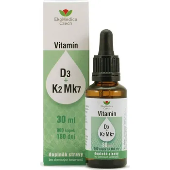 EkoMedica Vitamín D3 + K2Mk7 30 ml