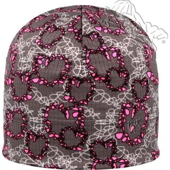 Kojenecká čepice RDX Dívčí funkční čepice Srdcové náramky Šedá Vel. 2