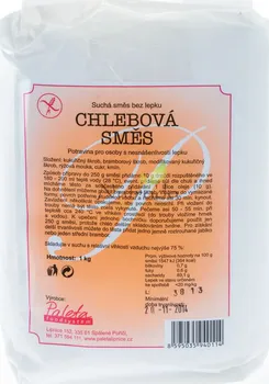 Chlebová směs Paleta Směs na bezlepkový chléb 1 kg