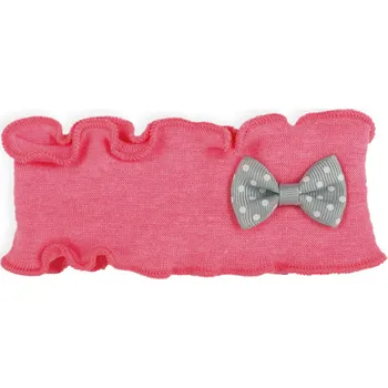 Čelenka Látková čelenka pro miminka Barva: růžová se šedou mašličkou