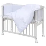 Scarlett Souprava povlečení do postýlky Baby 7dílná - Bílá