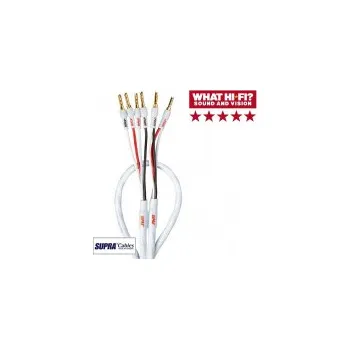 Audio kabel SUPRA RONDO 4X2.5 BLUE COMBI BIWIRE 3 metry + doprava a dárek zdarma