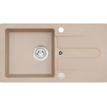 Nerezový dřez Dřez Cortina 110 Beige G55 sítkový odtok 3 1/2